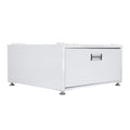 PEDESTAL WHITE WITH DRAWER AND DRIP PAN