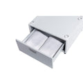 PEDESTAL WHITE WITH DRAWER AND DRIP PAN