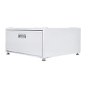 PEDESTAL WHITE WITH DRAWER AND DRIP PAN