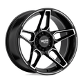 MO994 20X10 5X5.0 G-BLK MACH -18MM