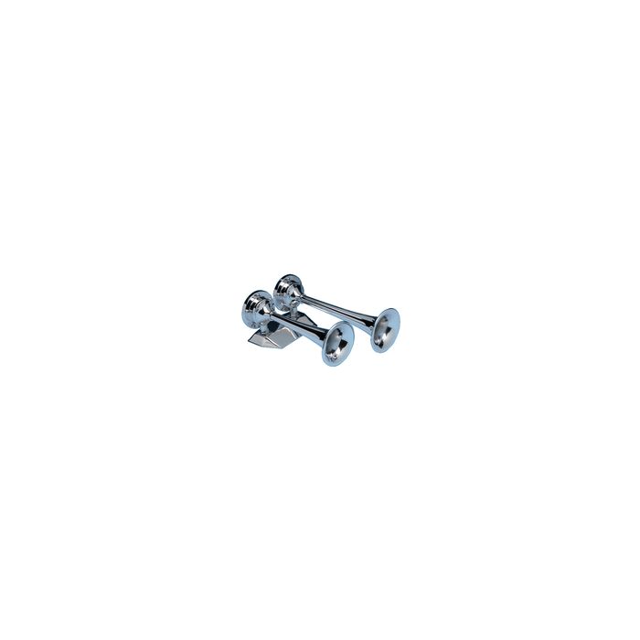 CHROME PLATED DUAL TRUMPET MINI AIR