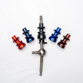 Billetworkz Black Short Throw Shifter Kit - Fits 2015-22 WRX (with Teal Shifter Stop)