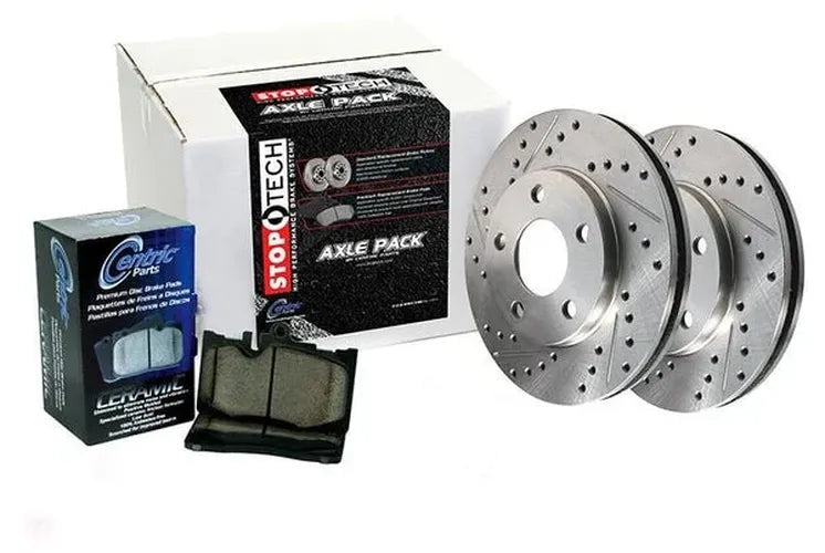 Select Sport Axle Pack, Drilled & Slotted, Front