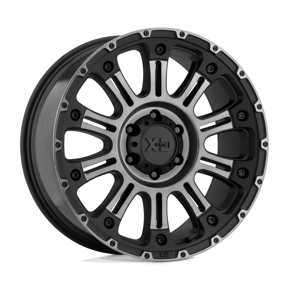 KMC Wheels black auto part