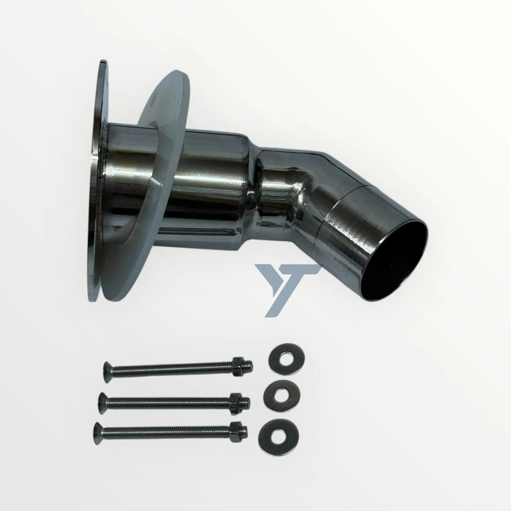 EXHAUST THROUGH HULL KIT D38 STRAIG