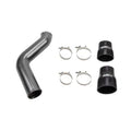 Wehrli Passenger (Hot) Side 3.5 in. Intercooler Pipe 19-24 Cummins 6.7L Flat Black Flat Black 100204-FB