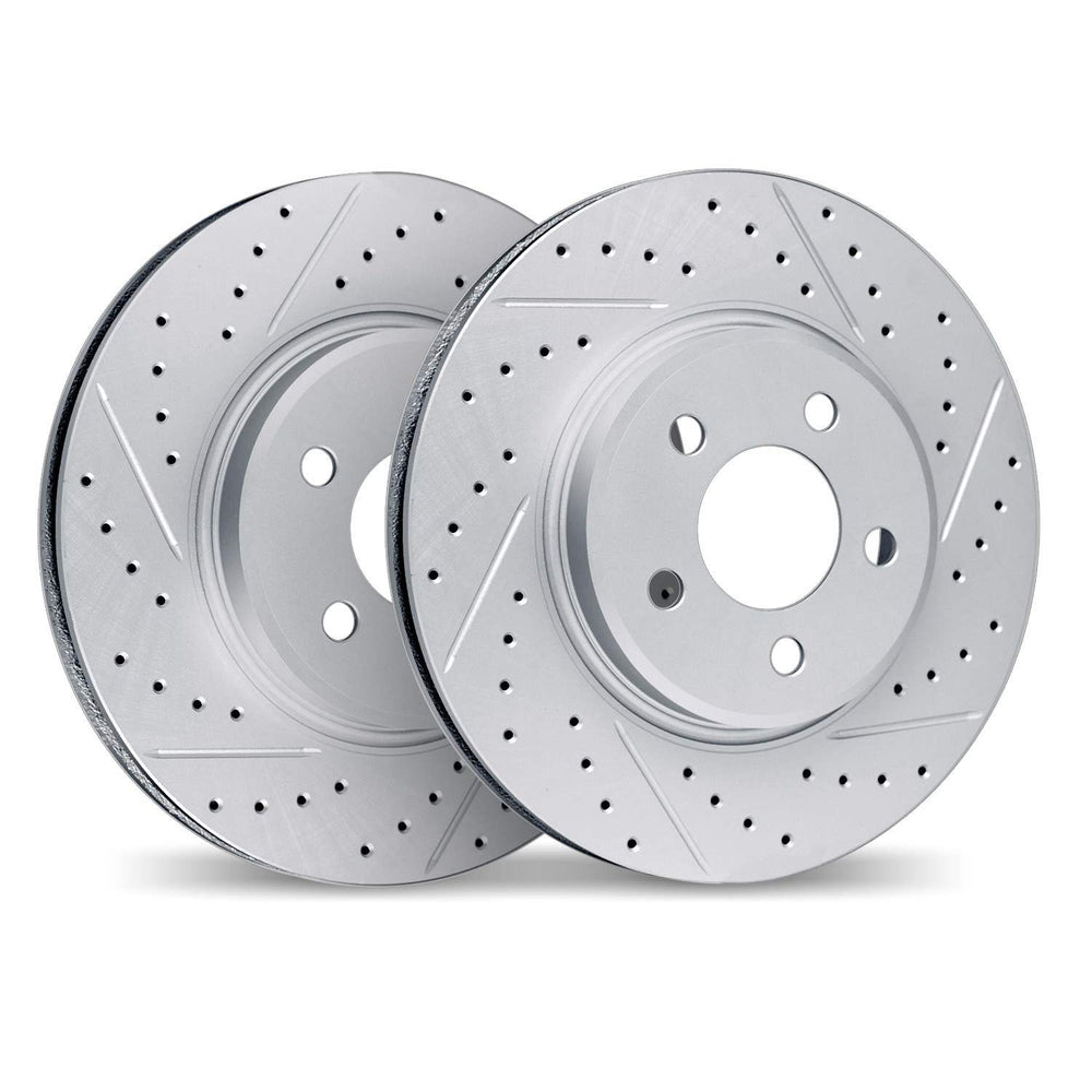 DFC 06-20 Lexus ES350 Front Drilled & Slotted Geoperformance Rotors