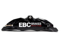 EBC Racing 12-20 Fiat 500 Abarth 1.4L Turbo Black Apollo-4 Calipers 330mm Rotors Front Big Brake Kit