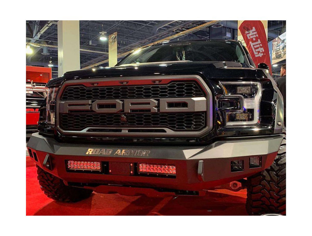 Road Armor 18-20 Ford F-150 Stealth Front Non-Winch Bumper - Tex Blk