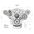 COMP HI ACC BKT KIT, LS/LT, W/SD5-BLACK