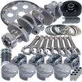 Eagle Chevy 454 1Pc 4.250in Crank 6.385in I-Beam Rods 4.320in Pistons 168 Tooth FP Balanced Assembly