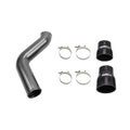 Wehrli Passenger (Hot) Side 3.5 in. Intercooler Pipe 19-24 Cummins 6.7L Fine Texture Black Fine Texture Black 100204-FTB