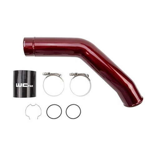 Hot Side 3 in. Intercooler Pipe 15-24 Ford Power Stroke 6.7L Bengal Grey
