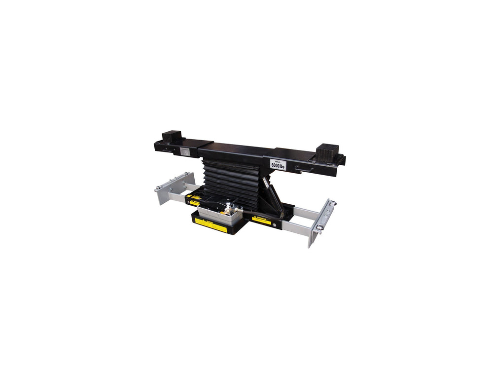 ROLLING AIR JACK 6000 LB. CAPACITYON THE RAILAIR/HYDHIGH MOUNT