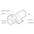 HYDRAULIC REVERSING PUMP,TYPE 1,12V