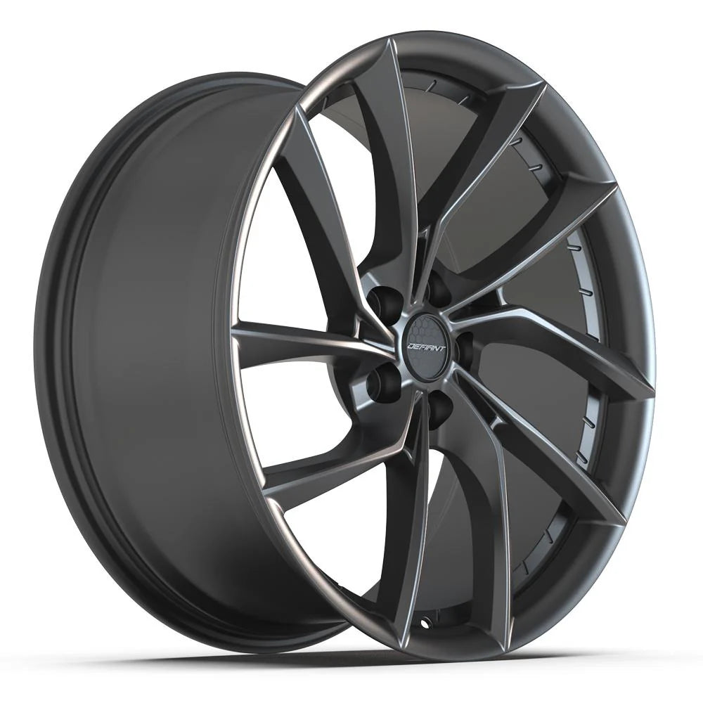 DEFIANT DF06 20X9 5X120MM +35ET DARK MATTE CHARCOAL