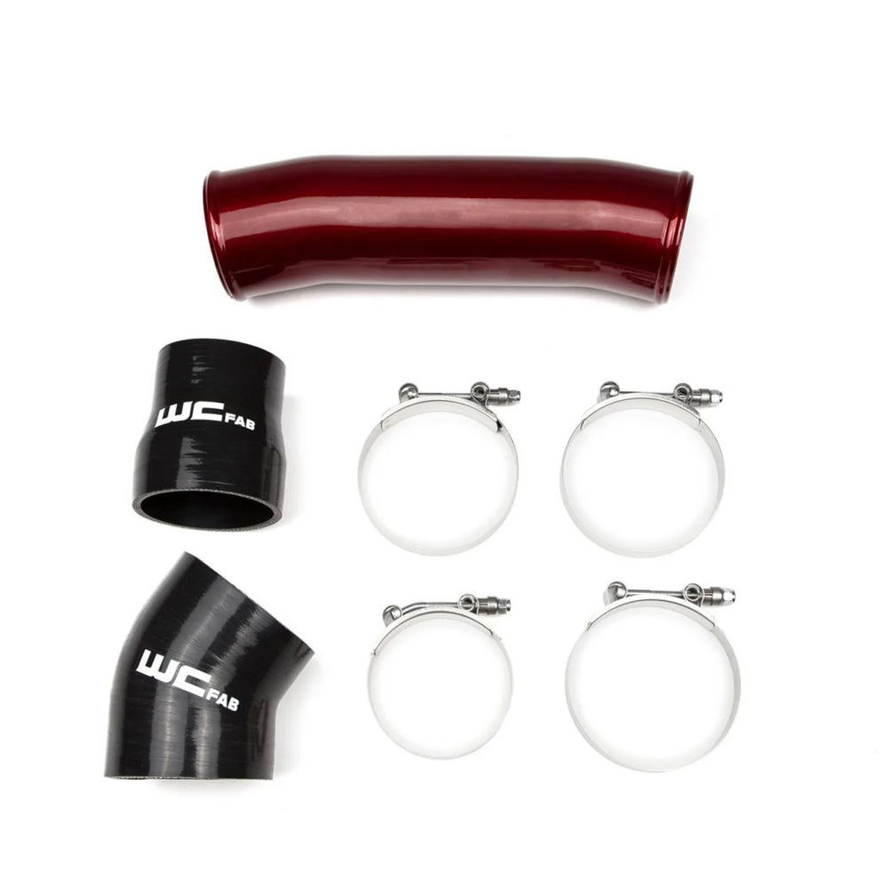 Wehrli Passenger Side 3.5 in. IC Pipe 1998.5-2002 Cummins 5.9L Flat Black Flat Black 100564-FB