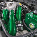 Hot Side 3 in. Intercooler Pipe 15-24 Ford Power Stroke 6.7L Kiwi Green