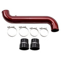 Passenger Side 3.5 in. Intercooler Pipe 11-16 Duramax LML Bengal Red