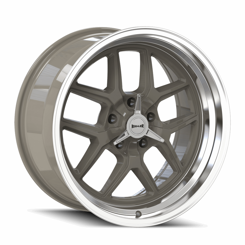 RIDLER 610 GLOSS GREY POLISHED 20X8.5 5-127 0MM 83.82MM