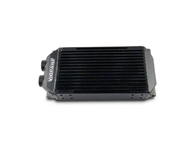 Vibrant Double Pass Oil Cooler Assembly 6in x 10in x 2in
