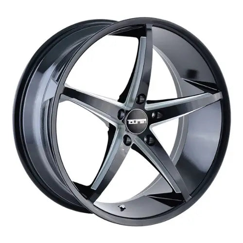 ~(27 lbs. 20X20X9)~ TR70 (3270) BLACK/MILLED SPOKES 18X8 5-110 40MM 72.62MM
