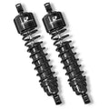 Progressive black shock absorber