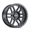 MAYHEM DELTA 8304 MATTE BLACK W MATTE BLACK LIP 17X9 5-127 -12MM 78.1MM