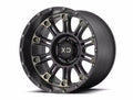 HOSS 2 20x9 8x180.00 SATIN BLACK MACH W/ DARK TINT CLEAR COAT (0 mm)