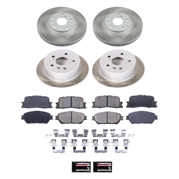 Power Stop 02-03 Lexus ES300 Front and Rear Semi-Coated Rotor Kit