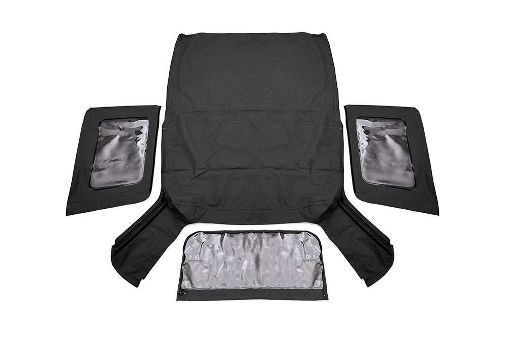 ~(21 lbs. 32X15X12)~ Jeep Replacement Soft Top Black (07-09 JK Wrangler 2 Door)