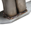 Upright Headers Fits Small Block Chevy 1-5/8 Inch Primary Tubes 409 Stainless Steel Upright Headers Natural Finish FlowTech