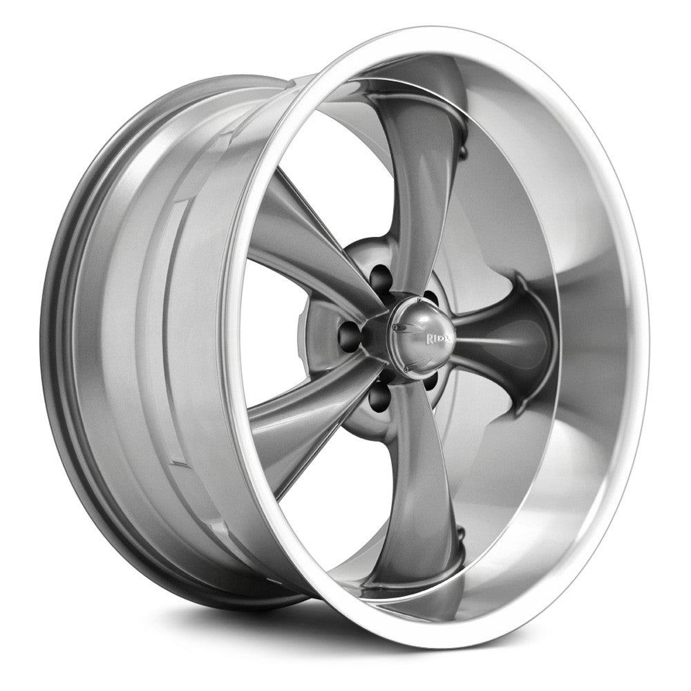 ~(35 lbs. 20X20X11)~ 695 (695) GREY/MACHINED LIP 18X9.5 5-114.3 6MM 83.82MM