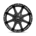 MO970 18x9 8x165.10 SATIN BLACK MILLED (18 mm)