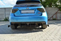 Maxton Design Racing Rear Diffuser (Black Red) Red Vertical Bars