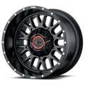 KMC Wheels black auto part