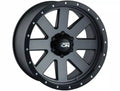 ~(43 lbs. 22X22X10)~ 134 (134) MATTE GUNMETAL/BLACK BEADLOCK 20X9 6-135 0MM 87MM