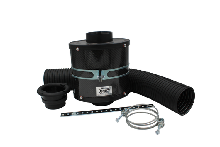 BMC Universal Oval Trumpet Airbox Kit 235mm Length - For Engines Over 1600cc (Waterproof)
