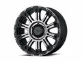 HOSS II 20x9 8x170.00 SATIN BLACK MACH W/ GRAY TINT (18 mm)
