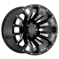BLACK RHINO HARD ALLOYS BRPNT 20X12 8X180 G-BLK-MILL -44MM - 2012PNT-48180B25