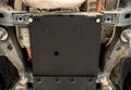 Cali Raised 05-15 Toyota Tacoma Transfer Case Skid Plate - Steel / Raw