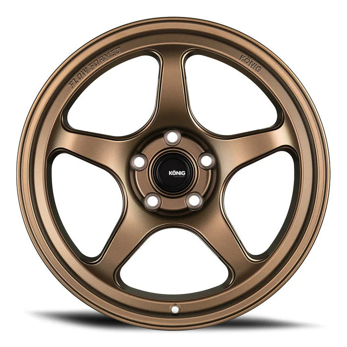 Konig Hyperspec 18x9 5x114.3 ET42 Matte Bronze Wheel (Knurled Bead) (MOQ 28)