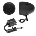Boss Audio Systems Motorcycle Speaker Amplifier/ Bluetooth/ 3in Speakers 2 Pair- Black