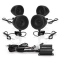 Boss Audio Systems Motorcycle Speaker Amplifier/ Bluetooth/ 3in Speakers 2 Pair- Black