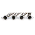 Ls Turbo Headers-Polished LS Turbo Headers (Up And Forward) 1-7/8 Inch 304SS Gm 4.8/5.3/6.0L V8 Polished Finish FlowTech