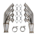Ls Turbo Headers-Polished LS Turbo Headers (Up And Forward) 1-7/8 Inch 304SS Gm 4.8/5.3/6.0L V8 Polished Finish FlowTech