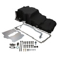LS Low Profile Retrofit Black Oil Pan