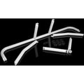 Braum 15-19 Ford Mustang Harness Bar Kit - Black Satin - BRHB-53BM