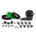 ~(8 lbs. 13X12X6)~ 4 Tire Inflation System - Jeep JK Front Engine Mount With Box Fittings Hoses AND Storage Bag - Black