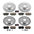 Power Stop 14-19 Ford Fiesta Front & Rear Z23 Evolution Sport Brake Kit